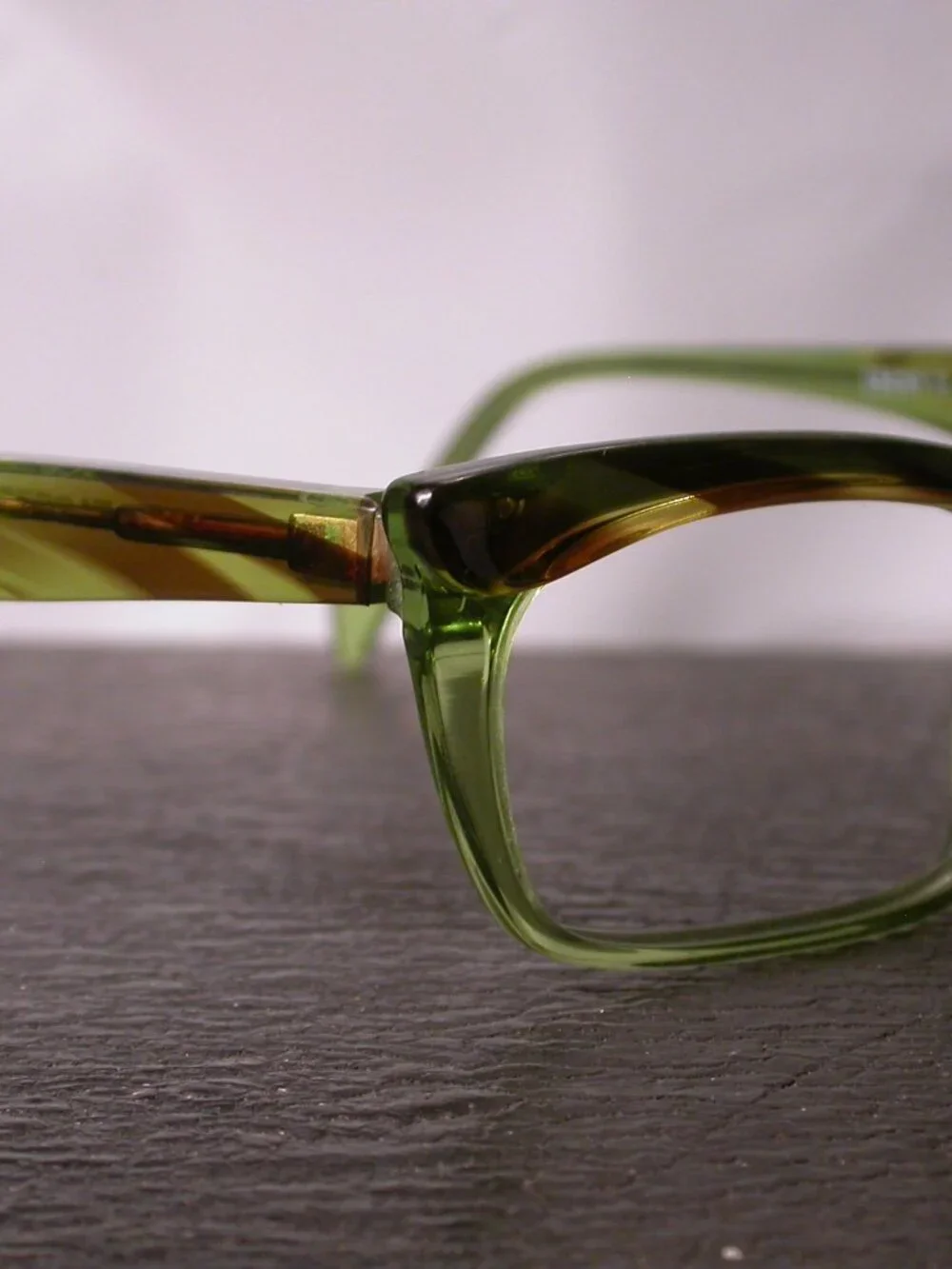 Face A Face Ebony Green Tortoise Stylish Eyeglasses Frames Hand Made in France